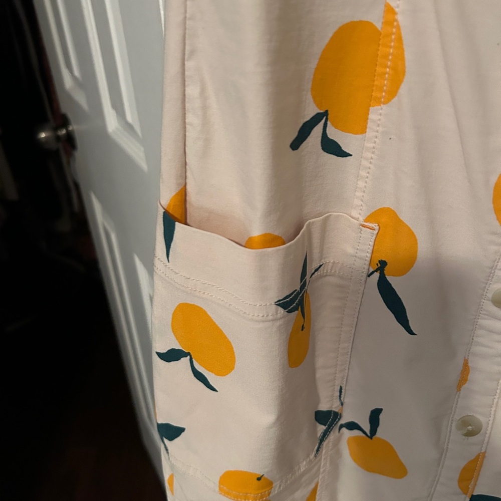 Anthropologie Dress with Orangs - Picture 4 of 8